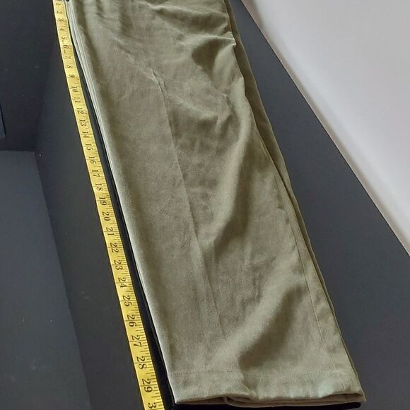 Robert Louis Pants Sz M Olive green with Fall Leaves - Picture 10 of 10